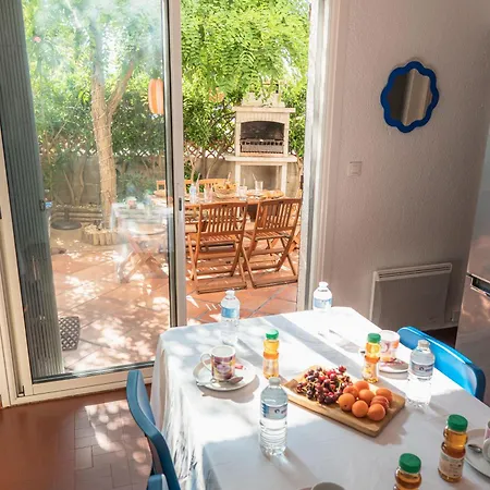 Apartment Le Cocon Mediterraneen - A 5 Min - Place De Parking - Barbecue - Terrasse Le Barcares
