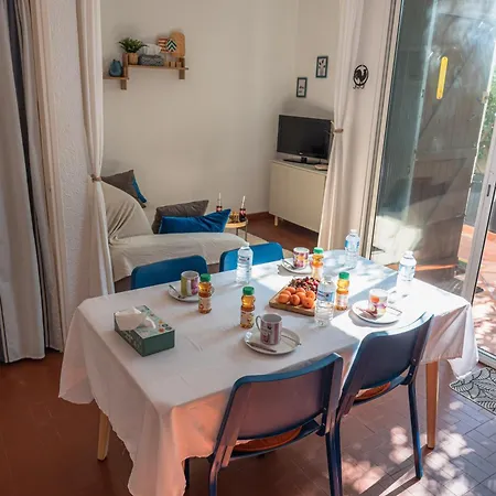 Le Cocon Mediterraneen - A 5 Min - Place De Parking - Barbecue - Terrasse Lejlighed *